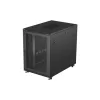 Lanberg 19" szabadon álló rack szekrény 22U/800X1200 perforált ajtó, lapraszerelt, fekete