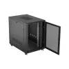 Lanberg 19" szabadon álló rack szekrény 22U/800X1200 perforált ajtó, lapraszerelt, fekete