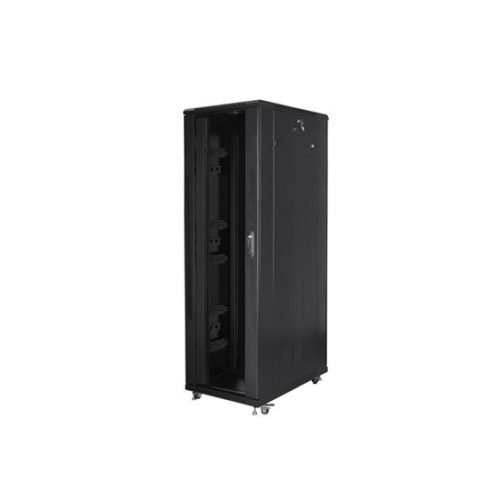 Lanberg 19" szabadon álló rack szekrény 42U/800X1200 lapraszerelt, fekete
