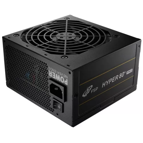 TÁP FSP 450W - HYPER 80+PRO450 BKB - 80+ Bronze - ATX12 V2.4 - Fekete Tápegység - Bulk
