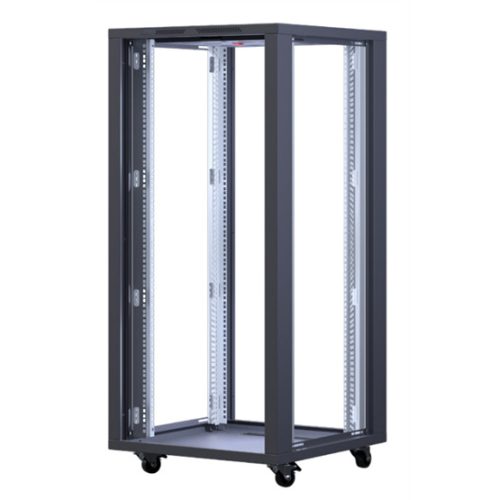 FORMRACK 16U Interline 600x600 19" szabadon álló rack szekrény - RAL9005 fekete