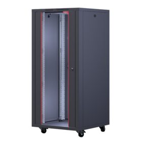   FORMRACK 26U Interline 600x600 19" szabadon álló rack szekrény - RAL9005 fekete