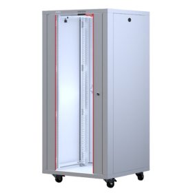   FORMRACK 26U Interline 600x600 19" szabadon álló rack szekrény - RAL7035 szürke