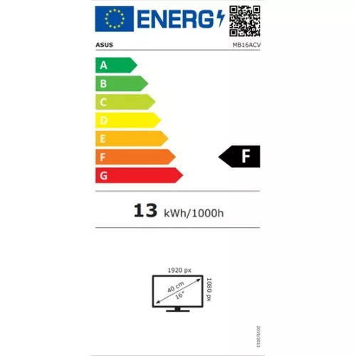 Mon Asus 15.6" MB16ACV ZenScreen - hordozható monitor - LED - IPS - FHD -  USB-C Pivot - 60Hz - I 3 év garancia I