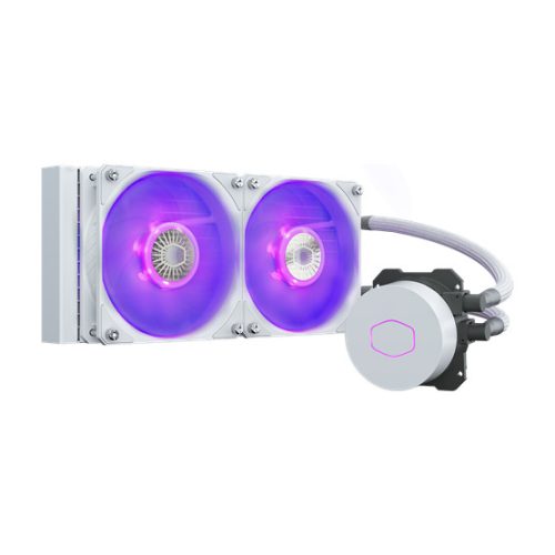 Fan Cooler Master -  ML240L V2 RGB White edition - Vízhűtés/Univerzális - MLW-D24M-A18PC-RW