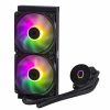 Fan Cooler Master - MasterLiquid 240L Core ARGB White - Vízhűtés/univerzális - MLW-D24M-A18PZ-RW