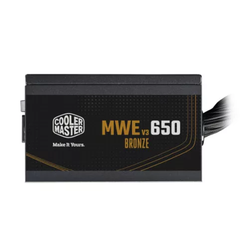 TÁP Cooler Master 650W - MWE Bronze 650 V3 - MPE-6501-ACAAW-3BEU - 80+ Bronze ATX3.1 - Fekete Tápegység