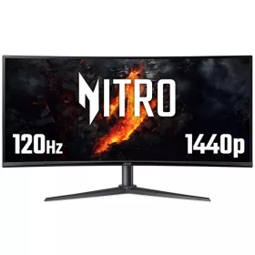   Mon Acer 34" Nitro XZ340CUJ0bmiiphx ZeroFrame Adaptive-Sync - VA - 120Hz - Fekete