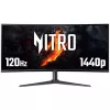 Mon Acer 34" Nitro XZ340CUJ0bmiiphx ZeroFrame Adaptive-Sync - VA - 120Hz - Fekete