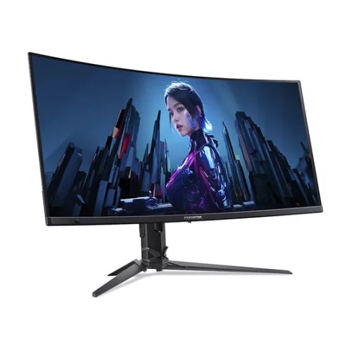 Mon Acer 34" Predator X34X5bmiiphuzx ZeroFrame FreeSync Premium Pro - QD-OLED - 240Hz |2 év garancia|