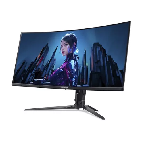 Mon Acer 34" Predator X34X5bmiiphuzx ZeroFrame FreeSync Premium Pro - QD-OLED - 240Hz |2 év garancia|