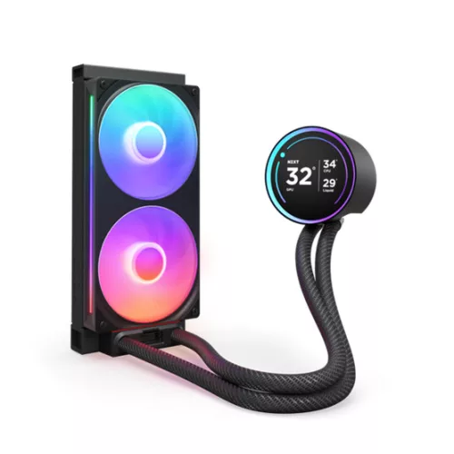 Fan NZXT - Kraken Elite 240 RGB V2 - Vízhűtés - 240mm - RL-KR24E-B2