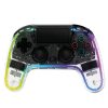 GP Snakebyte PS4 GamePad RGB 4 - vezeték nélküli kontroller - átlátszó