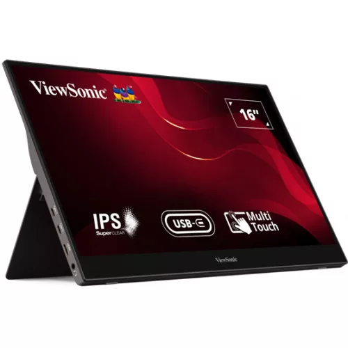 Mon ViewSonic 16" TD1655 Touch 1920x1080 USB-C 60Hz - IPS - FHD - 3 ÉV GARANCIA