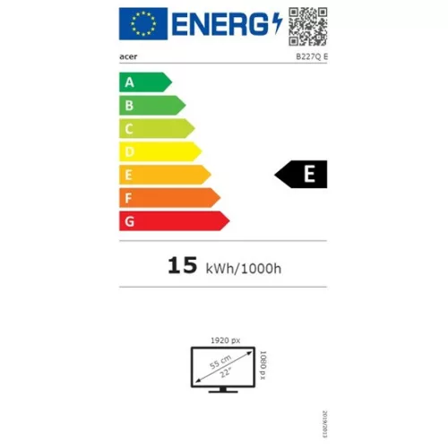 Mon Acer 21,5" Vero B227QE3bmiprxv ZeroFrame FreeSync - IPS LED - PIVOT |3 év garancia|