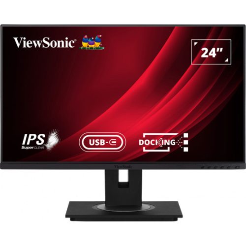 Mon ViewSonic 24" VG2456 1920x1080 USB-C 60Hz - Pivot - IPS