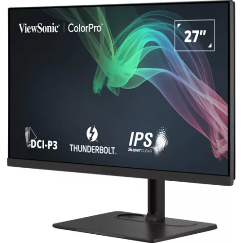 Mon ViewSonic 27" VP2776T-4K 3840x2160 Thunderbolt 4 60Hz - Pivot - IPS - 3 ÉV GARANCIA