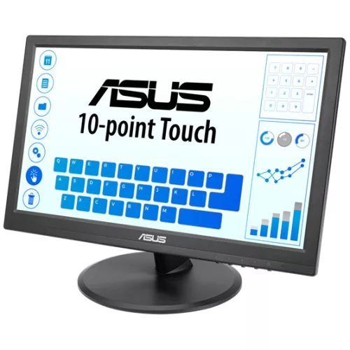 Mon Asus 15.6" Érintőképernyős monitor - VT169HE - FHD - IPS LED - 60Hz - Fekete - 3 ÉV GARANCIA