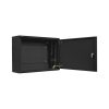 Lanberg rack szekrény 19" fali 4U+3U/540x200 alacsony profil, fekete (összeszerelve)
