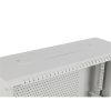 Lanberg rack szekrény 19" fali 4U+3U/540x200 alacsony profil, szürke (összeszerelve)