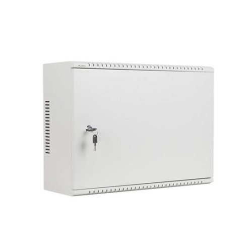 Lanberg rack szekrény 19" fali 4U+3U/540x200 alacsony profil, szürke (összeszerelve)