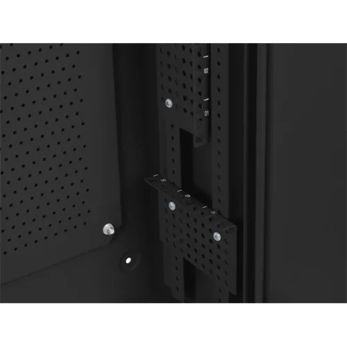 Dobozsérült Lanberg 19" fali rack szekrény 6U+3U/540X200, alacsony profilú, összeszerelt, fekete