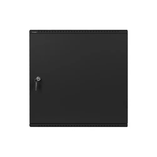 Dobozsérült Lanberg 19" fali rack szekrény 6U+3U/540X200, alacsony profilú, összeszerelt, fekete