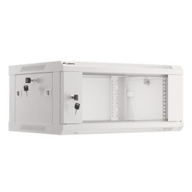   Lanberg 19" fali rack szekrény 4U/600X450 lapraszerelt, szürke V2