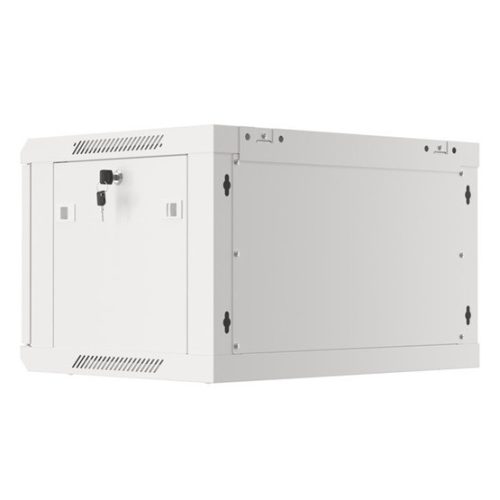 Lanberg 19" fali rack szekrény 6U/600X450 lapraszerelt, szürke V2
