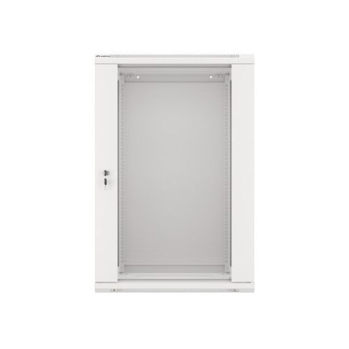 Lanberg 19" fali rack szekrény 18U/600X450 lapraszerelt, szürke V2