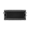Lanberg 19" fali rack szekrény 4U/600X600 lemezajtó, lapraszerelt, fekete