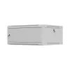 Lanberg 19" fali rack szekrény 4U/600X600 lemezajtó, lapraszerelt, szürke
