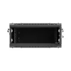 Lanberg 19" fali rack szekrény 4U/600X600 perforált ajtó, lapraszerelt, fekete