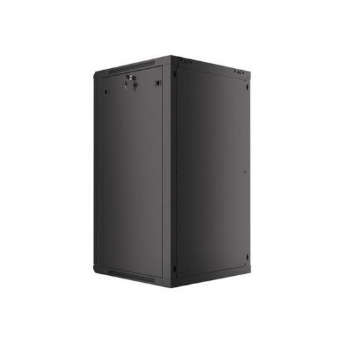 Lanberg 19" fali rack szekrény 22U/600X600 lapraszerelt, fekete V2