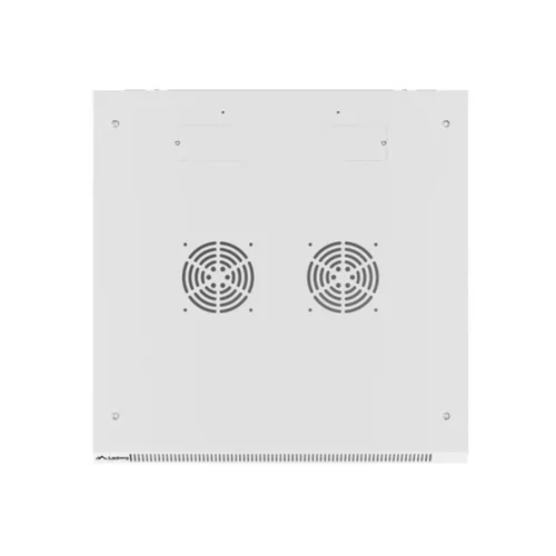 Lanberg 19" fali rack szekrény 27U/600X600 üvegajtó, lapraszerelt, szürke V2