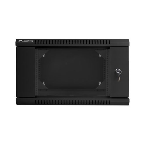 Lanberg 19" kétrészes fali rack szekrény 6U/600X600 lapraszerelt, szürke