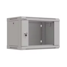   Lanberg 19" fali rack szekrény 6U/540X350 lapraszerelt, szürke V2