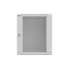 Lanberg 19" fali rack szekrény 12U/540X350, üvegajtó, lapraszerelt, szürke