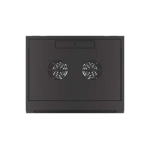 Lanberg 19" fali rack szekrény 9U 450 lapraszerelt, fekete