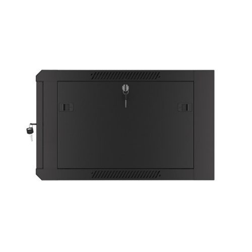 Lanberg 19" fali rack szekrény 6U 600 lapraszerelt, fekete