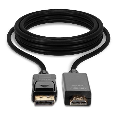 LINDY 1m DisplayPort to HDMI 10.2G kábel