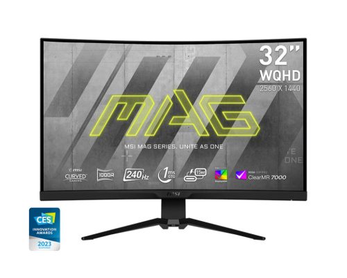 MSI MAG 325CQRXF WQHD ívelt Gaming monitor