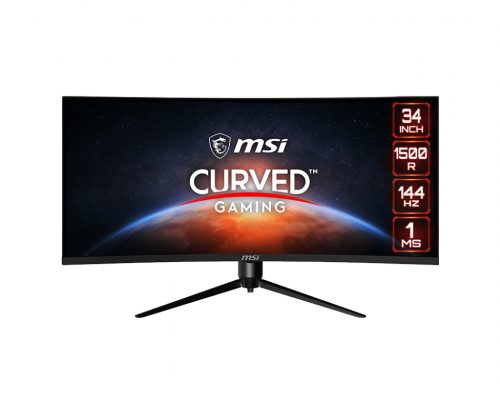 MSI Optix MAG342CQR UWQHD ívelt Gaming monitor - RGB háttérvilágítással