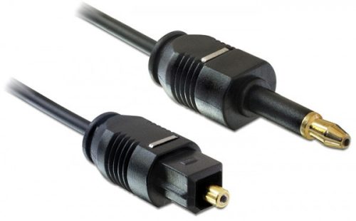 Delock kábel, Toslink Standard apa > Toslink mini 3.5 mm apa, 1 m