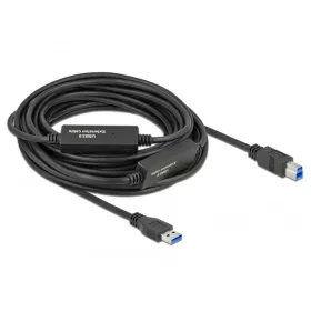   Delock Aktív USB 3.2 Gen 1 kábel A-típusú USB   B-típusú USB csatlakozóvégekkel 10 m