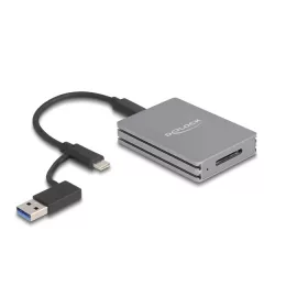   Delock USB Type-C  kártyaolvasó CFexpress memóriakártyákhoz A-típusú