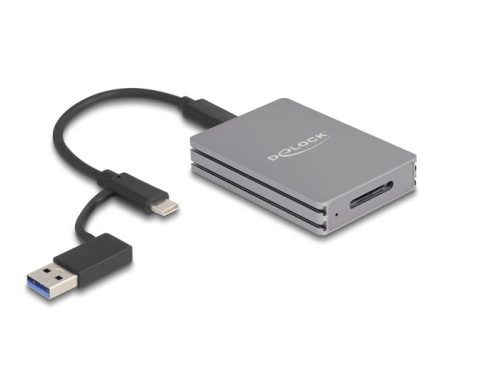 Delock USB Type-C  kártyaolvasó CFexpress memóriakártyákhoz A-típusú