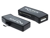 Delock Micro USB OTG kártyaolvasó + USB