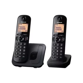   Panasonic KX-TGC212PDB DUO DECT hívásazonosítós fekete vezetéknélküli telefon