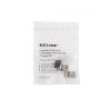 KE-Line CAT5E Giga Keystone Jack RJ45/u aljzat, fekete